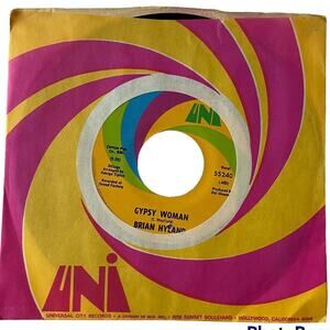 Brian Hyland Gypsy Woman/You And Me #2 7" Vinyl 1970 Universal City Rock VG+
